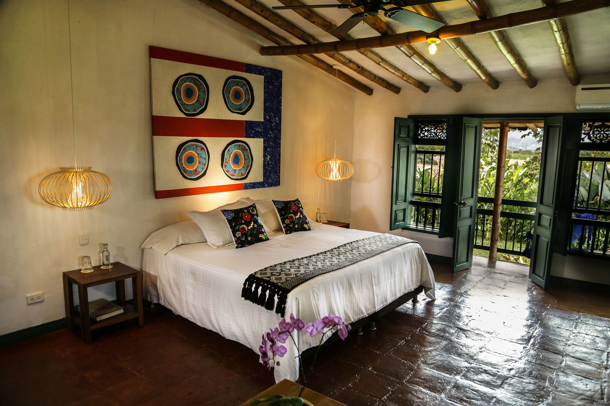 Hacienda Bambusa El Caimo Номер фото