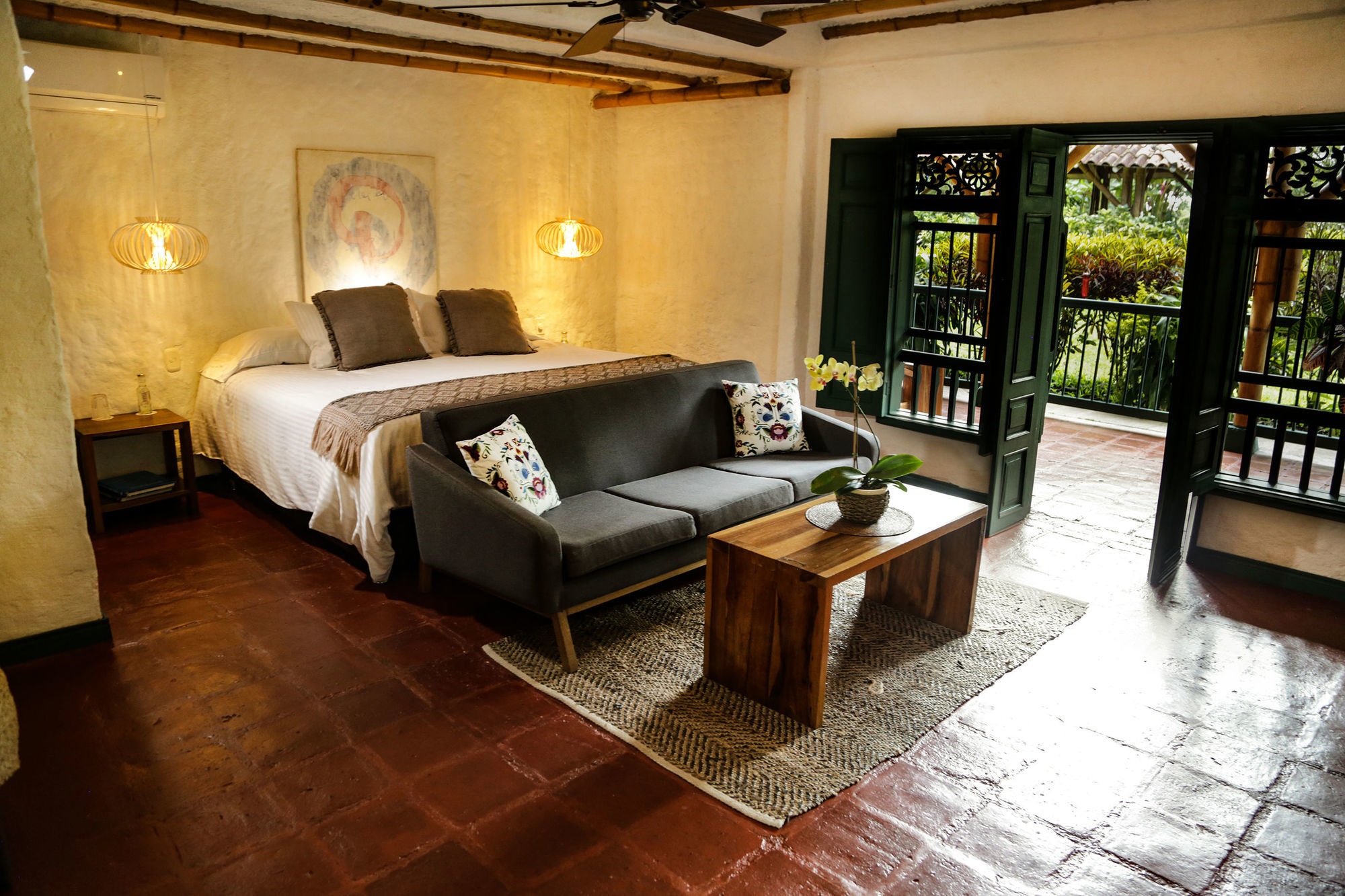 Hacienda Bambusa El Caimo Номер фото